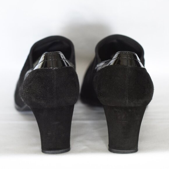 Stuart Weitzman Black Suede Heels - Picture 3 of 4